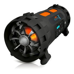 Pyle PBMSPG200 Street Blaster X High-Power Rugged and Portable BoomBox Speaker System, Bluetooth, NFC Wireless, USB Recording