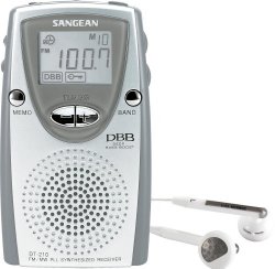 Sangean DT-210 FM-Stereo/AM PLL Synthesized Pocket Receiver