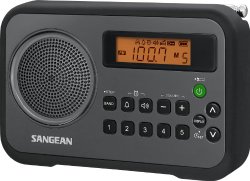 Sangean PR-D18BK Portable Digital Radio (Black/Grey)