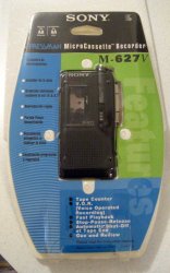 SONY Pressman M-627v MicroCassette Voice Recorder