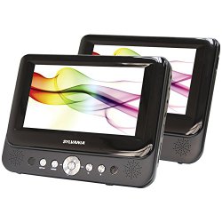 Sylvania SDVD8737 7-Inch Dual Screen Portable DVD Player