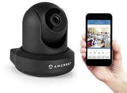 Amcrest ProHD 1080P WiFi Security Monitoring System – Wireless IP Camera Pan/Tilt, 2-Way Audio