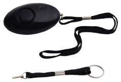 Vigilant 135dB Personal Alarm Professional Series with Belt Clip and Emergency Rip Cord (PPS-9BL Black)