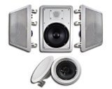 Acoustic Audio HT-65 5.1 Home Theater Speaker System (White)