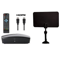 Digital Converter Box + Digital Antenna + HDMI and RCA Cable