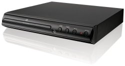 GPX D200B Progressive Scan 2-Channel DVD Player with Remote Control