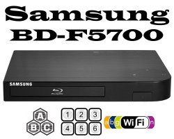 Samsung BD-F5700E Multi Region Zone Blu-Ray DVD Player