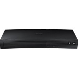 Samsung Blu-ray DVD Disc Player With 1080p Full HD Upconversion, Plays Blu-ray Discs, DVDs & CDs, Plus Superior 6Ft High Speed HDMI Cable, Black Finish