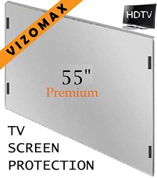55 inch Vizomax TV Screen Protector for LCD, LED or Plasma HDTV