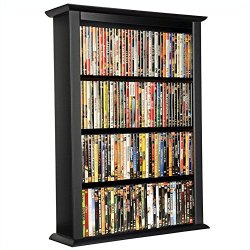 Cherry Finish Wall Mount Media Cabinet w Adjustable Shelves