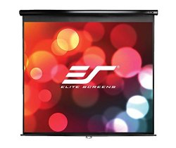 Elite Screens Manual, 106-inch 16:9, Pull Down Projection Manual Projector Screen with Auto Lock, M106UWH