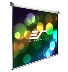 Elite Screens Manual, 120-inch 4:3, Pull Down Projection Manual Projector Screen with Auto Lock, M120XWV2