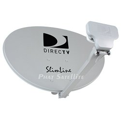 Kaku Slim Line Satellite Dish 99 101 103 Hdtv 3 LNB