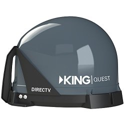 King VQ4100 Quest Portable/Roof Mountable Satellite TV Antenna (For Use with Direct TV)