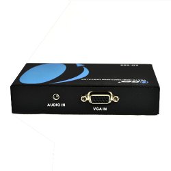 OREI XD-600 VGA PC/Laptop to HDMI Video Converter -Upscaler Up to 720P/1080P Converter with Audio Jack