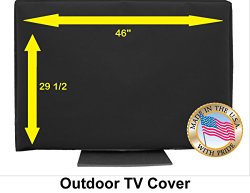 Outdoor TV Cover (46, Black (Not for Direct Sun))
