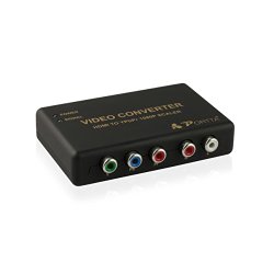 Portta PETHRSP HDMI to 1080P Component Video (YPbPr) Scaler Converter Supporting R/L Audio Output