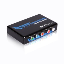 Portta PETRHP V1.3 Component RGB Plus R/L to HDMI Converter Support 1080p for DVD PS3