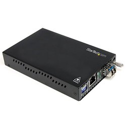 StarTech.com 1000 Mbps Fiber Media Converter with LC 550m (ET91000LC2)