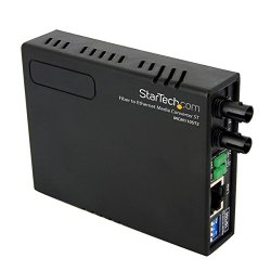 StarTech.com 10/100 Fiber to Ethernet Media Converter Multi Mode ST 2 km (MCM110ST2)