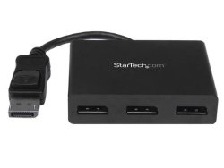 StarTech.com Triple Head DisplayPort 1.2 Multi Monitor MST Hub – DisplayPort 1.2 Multi Stream Video Output Hub – DP (M) to 3x DP (F)
