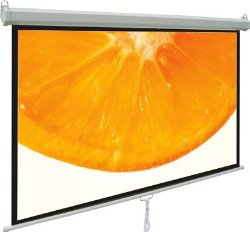 VIVO 100″ Projector Screen, 100 inch Diagonal 16:9 Projection HD Manual Pull Down Home Theater VIVO (PS-M-100)
