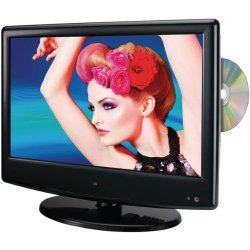 GPX TDE1380B 13.3-Inch LED TV with Built-In DVD Player (Black)
