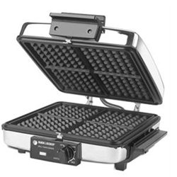 Black & Decker Chrome 3 in 1 Waffle Maker & Electric Grill G48td