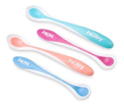 Nuby Hot Safe Feeding Spoons, 4-Count
