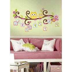 RoomMates RMK2079GM  Scroll Tree Letter Branch Peel and Stick Giant Wall Decal
