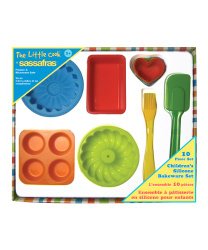 The Little Cook / Child’s 10-piece Silicone Bakeware Set