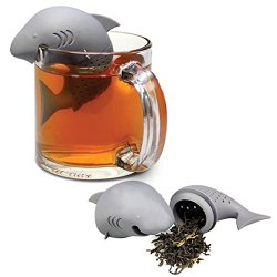 1 X HeroNeo® Cute Silicone Shark Infuser Loose Tea Leaf Strainer Herbal Spice Filter Diffuser
