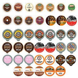 40-count DECAF COFFEE Single Serve Cups For Keurig K Cup Brewers Variety Pack Sampler