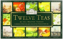 Ahmad Tea Twelve Teas, 60-Count Assorted Package