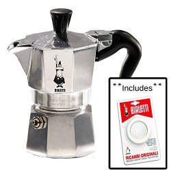 Bialetti 6 Cup Moka Express with 6 Cup Filter (Bundle)