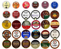 Bold Coffee Variety Sampler Pack for Keurig K-Cup Brewers, 30 Count