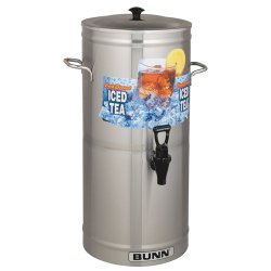 Bunn 3.5 Gallon Iced Tea Dispenser w/ S/S Lid and Side Handles