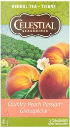 Celestial Seasonings Natural Herb Tea, Country Peach Passion, 20 tea bags
