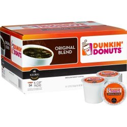 Dunkin Donuts Original Blend Pods K-Cup Pods 54 Count