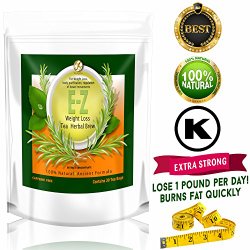 E-Z Weight Loss Diet Tea – Appetite Control Body Cleanse Detox Tea. One Pound a Day Weight Loss Slimming Tea. 30-Count