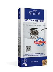 Finum 100 Tea Filters, Slim