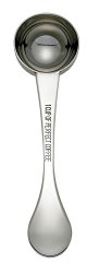 HIC The Perfect Coffee Scoop, 18/8 Stainless Steel, 1-Tablespoon Capacity