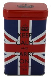 Keep Calm And Carry On Tea, Union Jack Tin, 40 Bags
