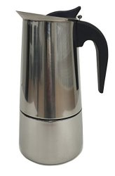 Maxware Stainless Steel Stovetop Espresso Maker(9-cups)