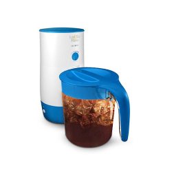 Mr. Coffee TM39P 3 Quart Iced Tea Maker with Pitcher White/Blue
