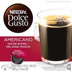 Nescaf Dolce Gusto for Nescaf Dolce Gusto Brewers, Caff Americano (House Blend), 16 Count (35.64OZ Packs)