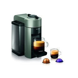 Nespresso GCC1-US-GR-NE VertuoLine Evoluo Coffee and Espresso Maker, Grey
