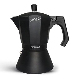Pensofal 07PEN8406 6-Cup Cafesi Stovetop Espresso Coffee Maker, Black