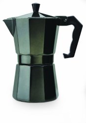 Primula PEBK-3306 6-Cup Aluminum Espresso Coffee Maker, Black