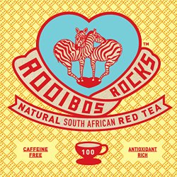 Rooibos South African Red Bush Tea Bags – 100 Count – 8.82oz – 100% Natural Organic, Caffeine Free, Sweet Tasting, Anti-Oxidant Rich, Mineral Dense, Healthy Herbal Tea
